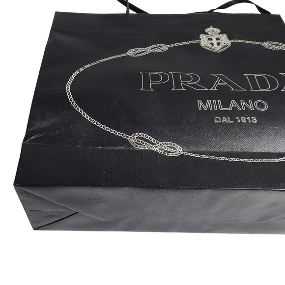 Prada Shopping Bag Gift Present Luxury Designer Shopper Tote - Picture 14 of 15